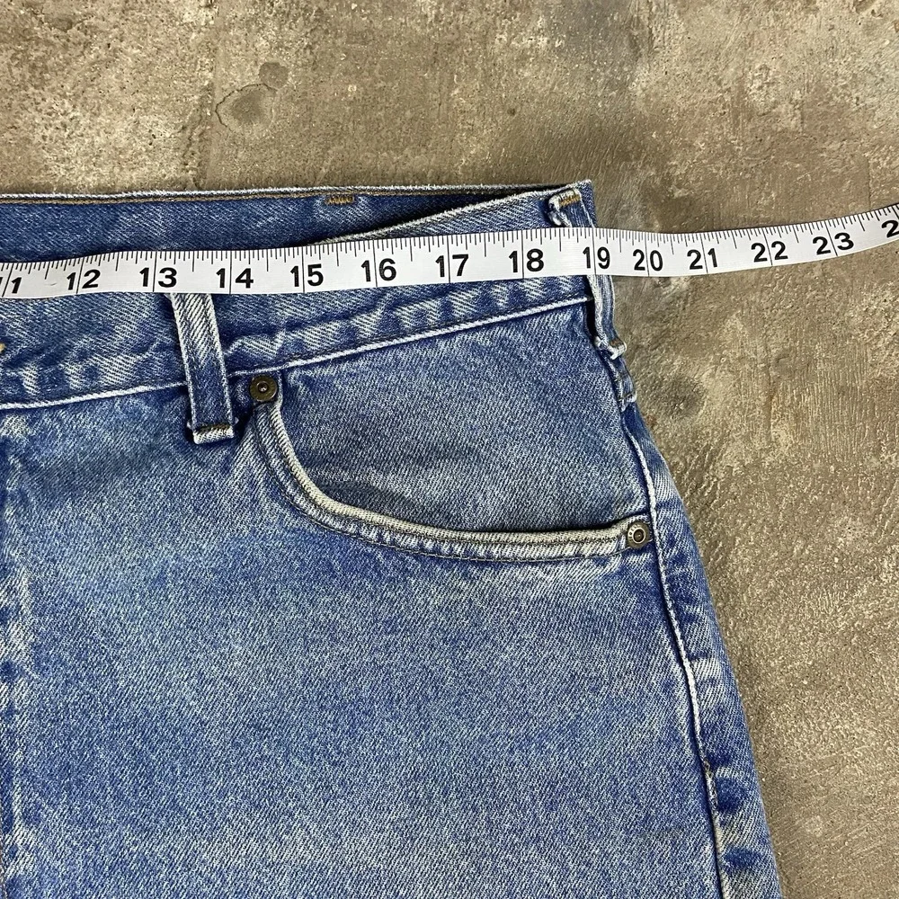 Vintage Carhartt Jeans Size 40x32 Blue Denim Medium Wash Traditional Fit Work